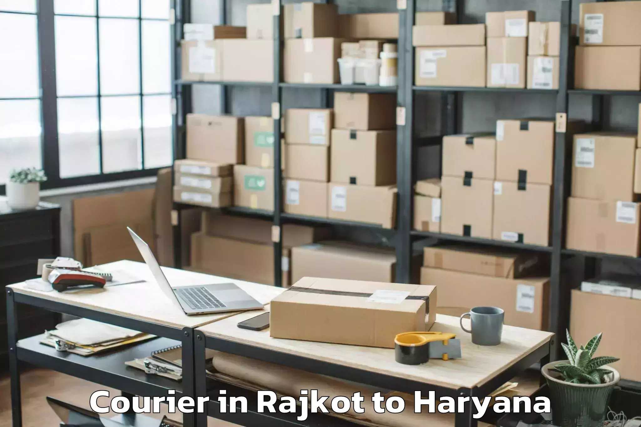 Book Your Rajkot to Hathin Courier Today